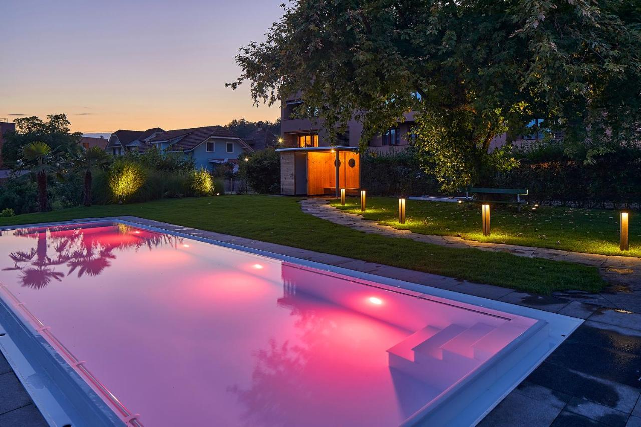 Boutique Hotel Balm Meggen Bagian luar foto